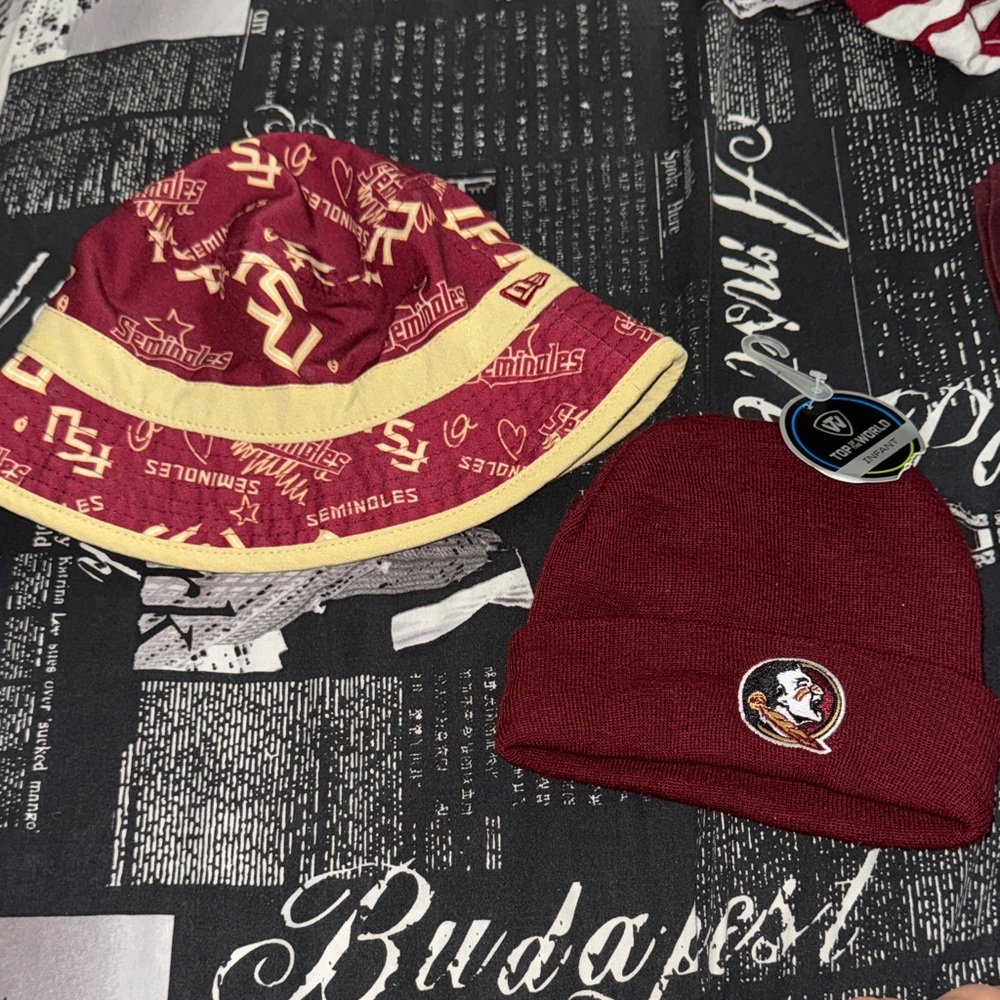 Seminoles Bucket Hat and Beanie Set